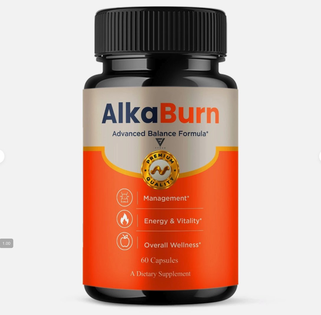 AlkaBurn Advanced Balance Formula bottle, 60 capsules, by Fyvus